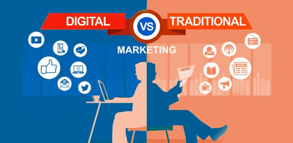 digital marketing vs. traditional marketing